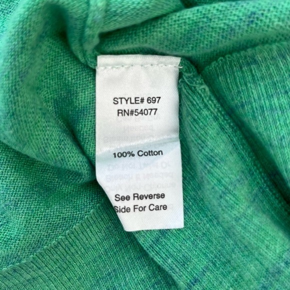 CAbi Sheer Mint Button-Up Cardigan - Picture 8 of 9